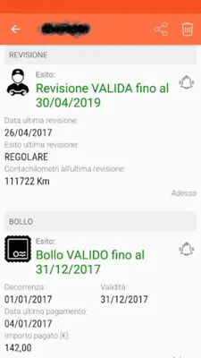 Scanner Veicoli android App screenshot 2